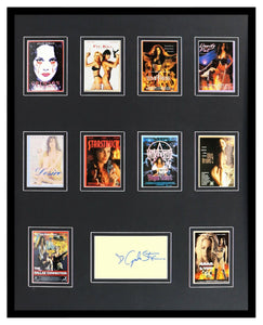 Julie Strain Signed Framed 16x20 Comic Images 1996 Card Set Display 