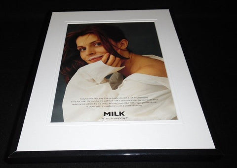 Nastassja Kinski 1995 Got Milk Mustache Framed 11x14 ORIGINAL Advertisement