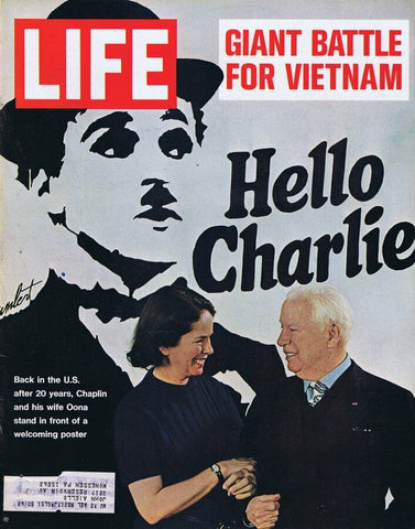 ORIGINAL Vintage Life Magazine April 21 1972 Charlie Chaplin