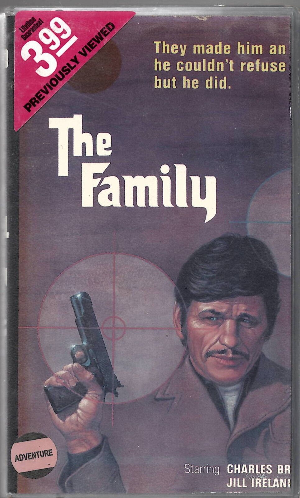 The Family VINTAGE VHS Cassette Charles Bronson