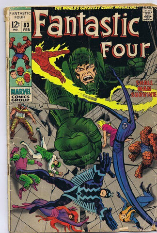 Fantastic Four #83 ORIGINAL Vintage 1969 Marvel Comics Inhumans