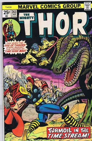 Thor #243 ORIGINAL Vintage 1976 Marvel Comics 1st Time Twisters