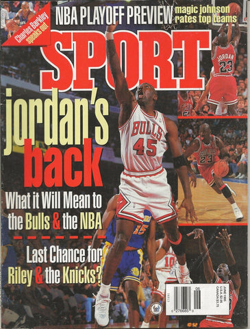 VINTAGE June 1995 Sport Magazine Michael Jordan