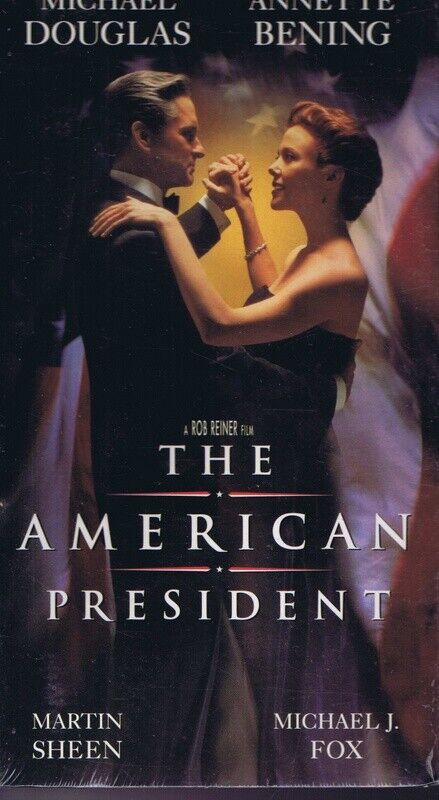 American President VINTAGE VHS Cassette Michael Douglas Susan Sarandon