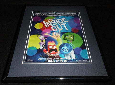 Inside Out 2015 Framed 11x14 ORIGINAL Vintage Advertisement 