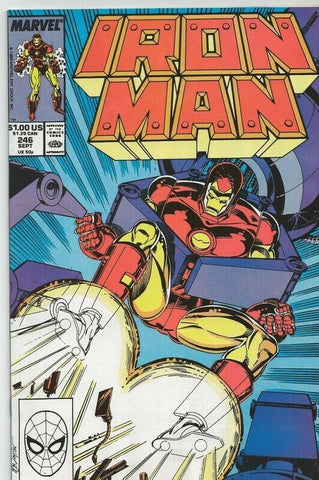 Iron Man #246 ORIGINAL Vintage 1989 Marvel Comics 