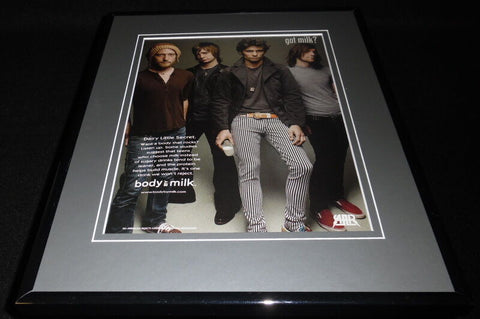 All American Rejects 2008 Got Milk Framed 11x14 ORIGINAL Vintage Advertisement 