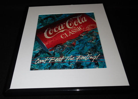 1998 Coca Cola Coke Classic Framed 11x14 ORIGINAL Advertisement