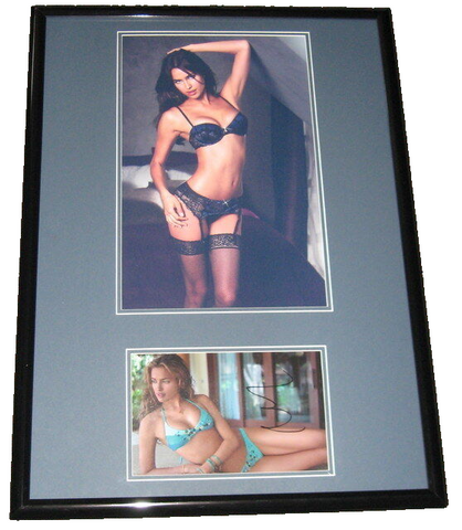 Irina Shayk Signed Framed Poster Display 20x28 AW