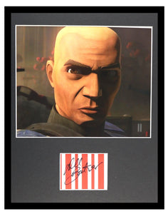 Dee Bradley Baker Signed Framed 11x14 Photo Display Clone Wars Captain Rex