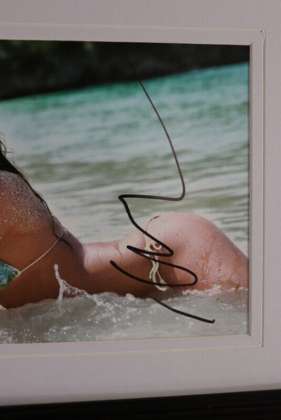 Irina Shayk Signed Framed 18x24 Bikini Photo Set AW 