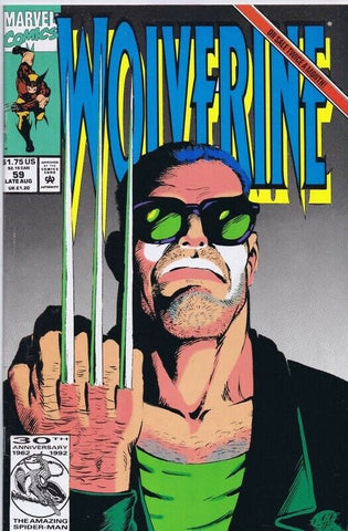 Wolverine #59 ORIGINAL Vintage 1992 Marvel Comics 