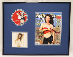 Shania Twain Framed 16x20 Up! CD & Rolling Stone Cover Display