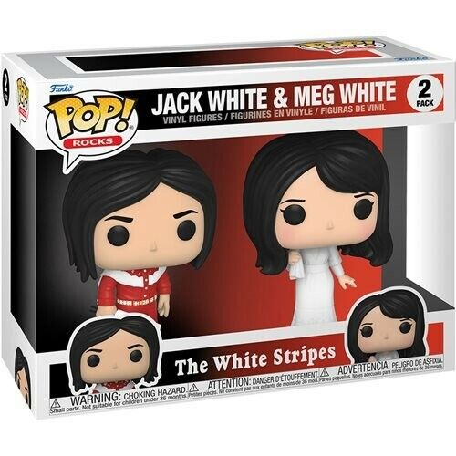 NEW SEALED 2022 Funko Pop Figure White Stripes Jack & Meg 2 Pack