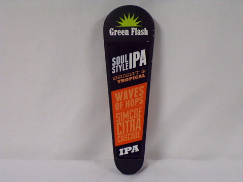 ORIGINAL Green Flash Soul Style IPA Beer Tap Handle  