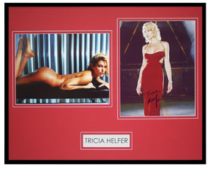 Tricia Helfer Signed Framed 16x20 Photo Set AW Battlestar Galactica