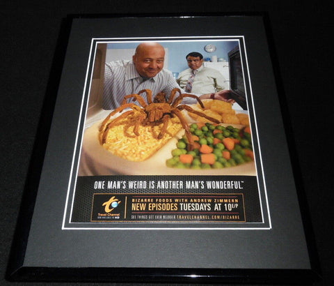 Bizarre Foods 2008 Travel Framed 11x14 ORIGINAL Advertisement Andrew Zimmern 