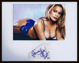 Blu Cantrell Signed Framed 11x14 Lingerie Photo Display JSA Hit Em Up Style