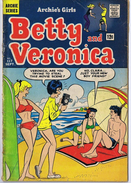 Betty & Veronica #117 1965 Vintage GGA Good Girl Art Double Swimsuit Cover