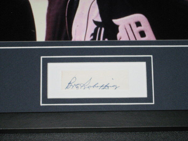 Bob Scheffing Signed Framed 11x14 Photo Display JSA Tigers 