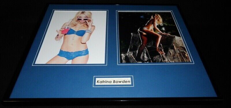 Katrina Bowden Signed Framed 16x20 Lingerie Photo Set AW 30 Rock 