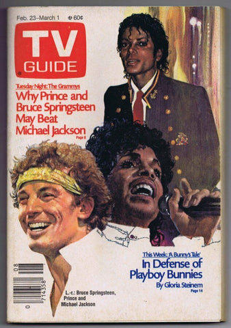 ORIGINAL Vintage February 23 1985 TV Guide No Label Michael Jackson Springsteen