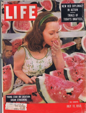 ORIGINAL Vintage Life Magazine July 11 1955 Susan Strasberg