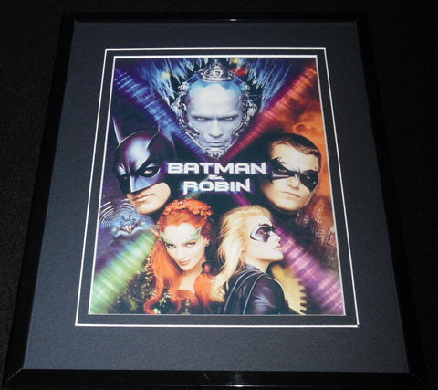 Batman & Robin Framed 8x10 Repro Poster Display George Clooney Uma Thurman