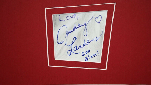 Audrey Landers Signed Framed 16x20 Photo Set