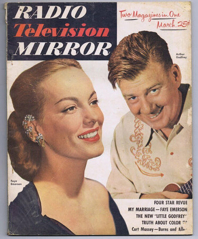 ORIGINAL Vintage March 1951 Radio TV Mirror Magazine Arthur Godfrey