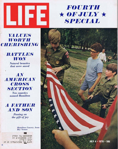 ORIGINAL Vintage Life Magazine July 4 1970 Fourth of July Special