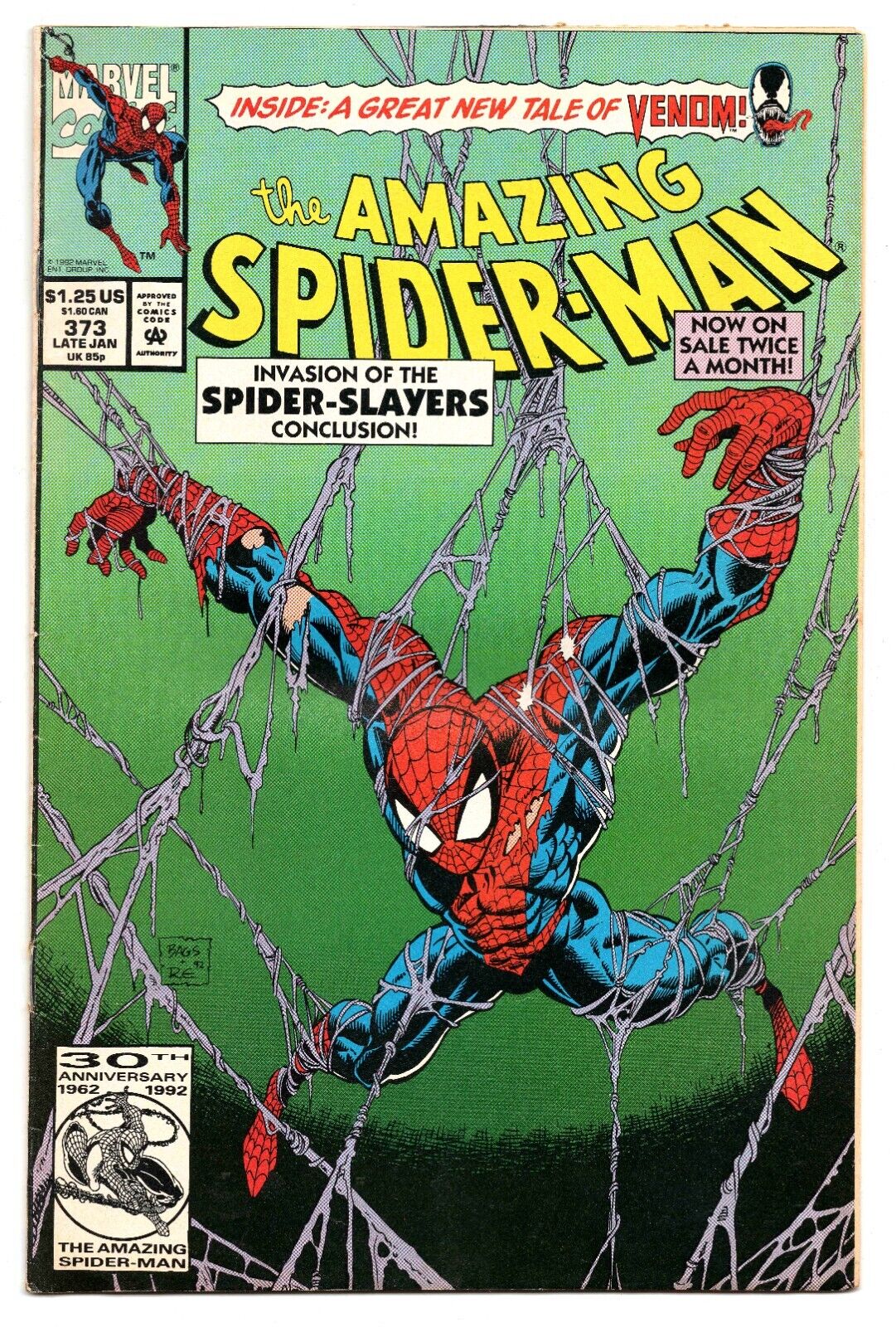 Amazing Spider-Man #373 VINTAGE 1993 Marvel Comics