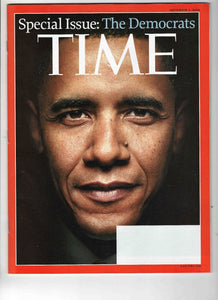 Sep 1 2008 Time Magazine Barack Obama