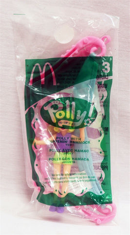 VINTAGE SEALED 2003 McDonald's Polly Pocket Figure w/Hammock