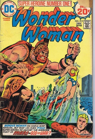 Wonder Woman #215 ORIGINAL Vintage 1975 DC Comics 