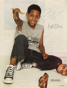 Tyler James Williams Signed 2005 Magazine Page Abbott Elementary Walking Dead