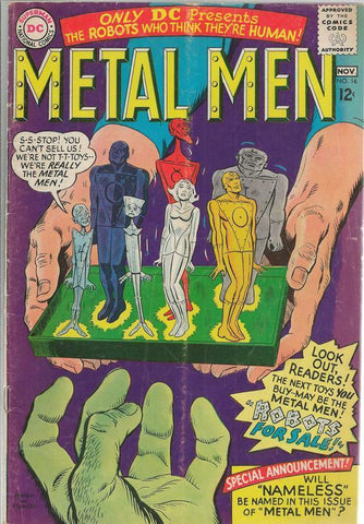 Metal Men #16 ORIGINAL Vintage 1965 DC Comics 