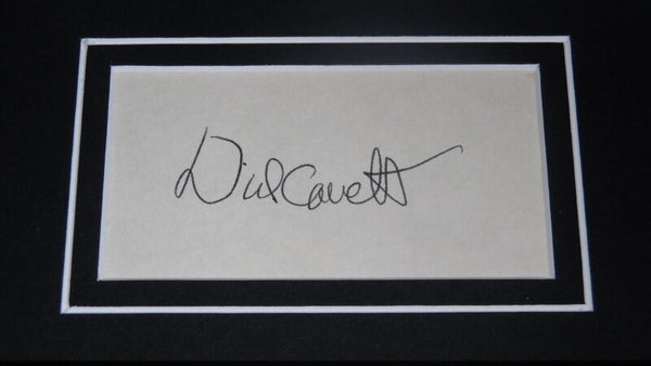 Dick Cavett Signed Framed 11x14 Photo Display w/ Johnny Carson