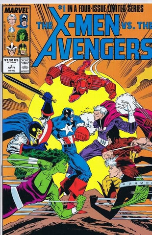 X Men vs Avengers #1 ORIGINAL Vintage 1987 Marvel Comics 