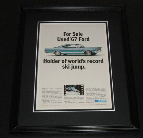 1967 Ford Hardtop Framed ORIGINAL Vintage Advertisement Photo