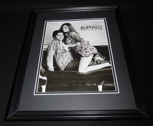 Amber Arbucci Adrian Grenier Buffalo Jeans David Bitton Framed Advertisement