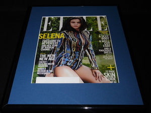 Selena Gomez Framed 11x14 ORIGINAL 2015 Elle Magazine Cover