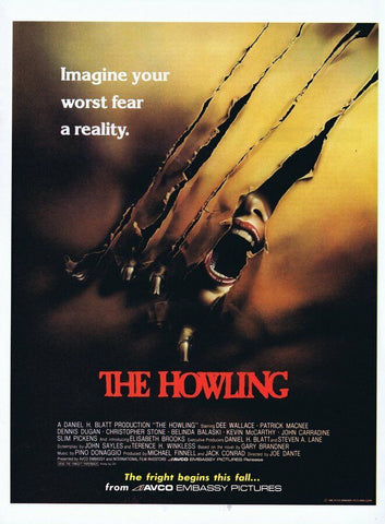 The Howling 1980 ORIGINAL Vintage 9x12 Industry Ad Dee Wallace Patrick Macnee