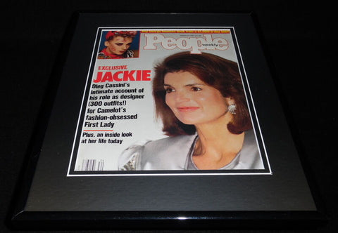 Jackie Kennedy Onassis Framed 11x14 ORIGINAL 1987 People Magazine Cover JFK