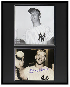 Mickey Mantle Facsimile Signed Framed 16x20 NY Yankees Photo Set