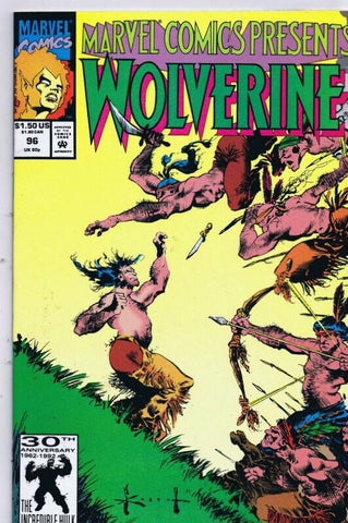 Marvel Comics Presents #96 ORIGINAL Vintage 1992 Marvel Comics Wolverine