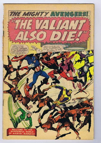 Avengers #44 ORIGINAL Vintage 1967 Marvel Comics Red Guardian Death