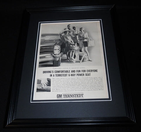 1965 GM Ternstedt 11x14 Framed ORIGINAL Vintage Advertisement