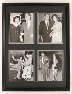 President John F Kennedy JFK Framed 18x24 Photo Collage w/ Jackie O