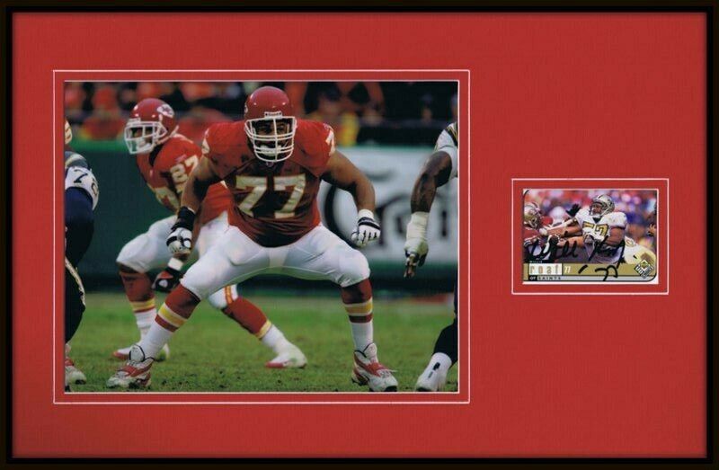 Willie Roaf Signed Framed 11x17 Photo Display KC Chiefs